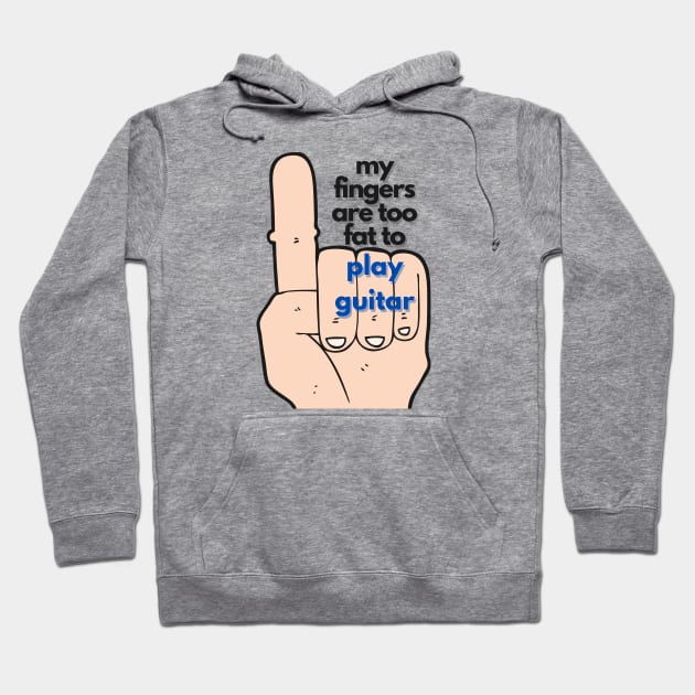 Fat Fingers Hoodie by Dont Fret Clothing